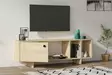 TV-bänk Hanah Home Folsom Ek Spånskiva 140x45x29 cm - TV-bänkar - 8683743420650 - 4