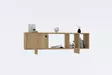 TV-bänk Hanah Home Folsom Ek Spånskiva 140x45x29 cm - TV-bänkar - 8683743420650 - 5