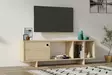 TV-bänk Hanah Home Folsom Ek Spånskiva 140x45x29 cm - TV-bänkar - 8683743420650 - 3