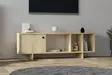 TV-bänk Hanah Home Folsom Ek Spånskiva 140x45x29 cm - TV-bänkar - 8683743420650 - 2