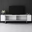 TV-bänk Hanah Home Yildiz Vit Silver Spånskiva 180x50x30 cm - TV-bänkar - 8684283557240 - 4