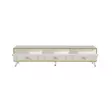 TV-bänk Hanah Home Sona Vit Guld Spånskiva 45x180x29,5 cm - TV-bänkar - 8683743973750 - 5