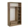 Garderob Hanah Home Minar 235 Antracit Spånskiva 135x235x52 cm - Garderober - 8683742559450 - 7