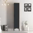Garderob Hanah Home Kumsal S Valnöt Antracit Spånskiva 40x47,5x201,4 cm - Garderober - 8684282088820 - 3
