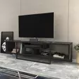TV-bänk Hanah Home Asal 150 Svart Spånskiva 150x35,2x40 cm - TV-bänkar - 8683743120970 - 3