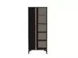 Bokhylla Hanah Home Iraz Atlantic Antracit Spånskiva 70x175x30 cm - Bokhyllor - 8683742939610 - 4