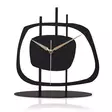 Dekorativ Klocka Aberto Design Pietra Svart Metall 21x23 cm - Klockor - 8683742881940 - 3