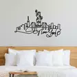 Väggdekor Metall Wallity Newyork Svart Metall 120x67 cm - Dekorationer, prydnadsföremål - 8683342853040 - 3