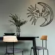 Väggdekor Metall Wallity Svart Metall 52x47,5 cm - Dekorationer, prydnadsföremål - 8683742940050 - 4