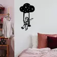 Väggdekor Metall Wallity The Little Prince Svart Metall 34x62 cm - Dekorationer, prydnadsföremål - 8684282140740 - 3