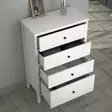 Byrå Hanah Home FRN10023 Trä Vit Spånskiva MDF 77x112x40 cm - Byråer och skåp - 8684283029570 - 4