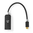 USB-C Adapter | USB 3.2 Gen 1 | USB-C Hane | DisplayPort Hona | 8K@30Hz | 0.20 m | Rund | Guldplaterad | PVC | Antracit | Kartong med fönster - Dator och nätverk - 5412810331420 - 2