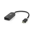 USB-C Adapter | USB 3.2 Gen 1 | USB-C Hane | DisplayPort Hona | 8K@30Hz | 0.20 m | Rund | Guldplaterad | PVC | Antracit | Kartong med fönster - Dator och nätverk - 5412810331420 - 1