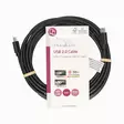 USB-kabel | USB 2.0 | USB-C Hane | USB-C Hane | 60 W | 480 Mbps | Nickelplaterad | 3.00 m | Rund | PVC | Svart | Label - Mobiltelefoner - 5412810481200 - 66
