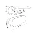 Klädhängare Hanah Home Kroma Vit Spånskiva 84x28,5x15,5 cm - Möbler - 8684282587330 - 9