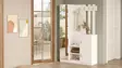 Hallmöbel Hanah Home Dd7 White Spånskiva 113,6x180x35 cm - Hallskåp - 8683742125860 - 4