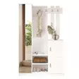 Hallmöbel Hanah Home Dd7 White Spånskiva 113,6x180x35 cm - Hallskåp - 8683742125860 - 1