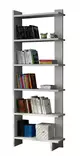 Bokhylla Hanah Home White Vit Spånskiva 468x170x213 cm - Bokhyllor - 8681181613320 - 1