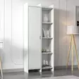 Bokhylla Hanah Home White Vit Spånskiva 70x180x30 cm - Bokhyllor - 8684283339020 - 3