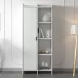 Bokhylla Hanah Home White Vit Spånskiva 70x180x30 cm - Bokhyllor - 8684283339020 - 4