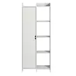 Bokhylla Hanah Home White Vit Spånskiva 70x180x30 cm - Bokhyllor - 8684283339020 - 5