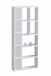 Bokhylla Hanah Home Uranüs Vit Spånskiva 75x170x18 cm - Bokhyllor - 8683743015870 - 1