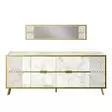 Konsolbord Hanah Home Frida Vit Spånskiva 180x72x46 cm - Byråer och skåp - 8682870664760 - 1