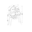 Sminkbord Hanah Home Ruges Vit Spånskiva 130,8x74x35 cm - Toalettbord - 8683743972760 - 5