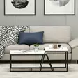 Soffbord Hanah Home Minimal Vit Spånskiva 75x38x50 cm - Soffbord - 8683743316120 - 5