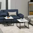 Soffbord Hanah Home Minimal Vit Spånskiva 75x38x50 cm - Soffbord - 8683743316120 - 7