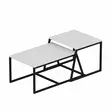 Soffbord Hanah Home Minimal Vit Spånskiva 75x38x50 cm - Soffbord - 8683743316120 - 12