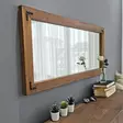 Spegel Hanah Home 11050CV Valnöt Massiv Furu 110x50x3 cm - Speglar - 8681875708400 - 2