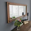 Spegel Hanah Home 11050CV Valnöt Massiv Furu 110x50x3 cm - Speglar - 8681875708400 - 4