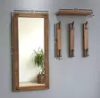 Hallmöbel Hanah Home V109 Valnöt Massiv Furu 50x110x15 cm - Hallskåp - 8681875708080 - 5