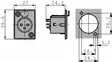 XLR Chassihylsdon 3 N/A P Lödanslutning Förnicklad - Nedis produkter - 2050000244520 - 80