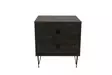 Sängbord Hanah Home Luna Mörkbrun Spånskiva 50x55x40 cm - Nattduksbord - 8683342427630 - 1