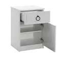 Sängbord Hanah Home Kmd1311Bb1 Vit Spånskiva 40x63x38 cm - Nattduksbord - 8683743537440 - 4