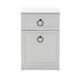 Sängbord Hanah Home Kmd1311Bb1 Vit Spånskiva 40x63x38 cm - Nattduksbord - 8683743537440 - 2