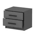 Sängbord Hanah Home Kale Antracit Spånskiva 50x40x47 cm - Nattduksbord - 8683742567370 - 7