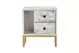 Sängbord Nordure Glimmer Freesia Marmormönster Spånskiva 45,2x50x29,5 cm - Nattduksbord - 8684283112210 - 6