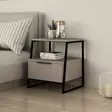Sängbord Hanah Home Pal Ljus Mocca Spånskiva 45x50x40 cm - Nattduksbord - 8681875520910 - 2