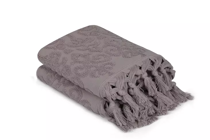 Tvätthandduk Set Mijölnir Lila 100% Bomull 50x90 cm & 50x90 cm - Handdukar - 8681875118650 - 1