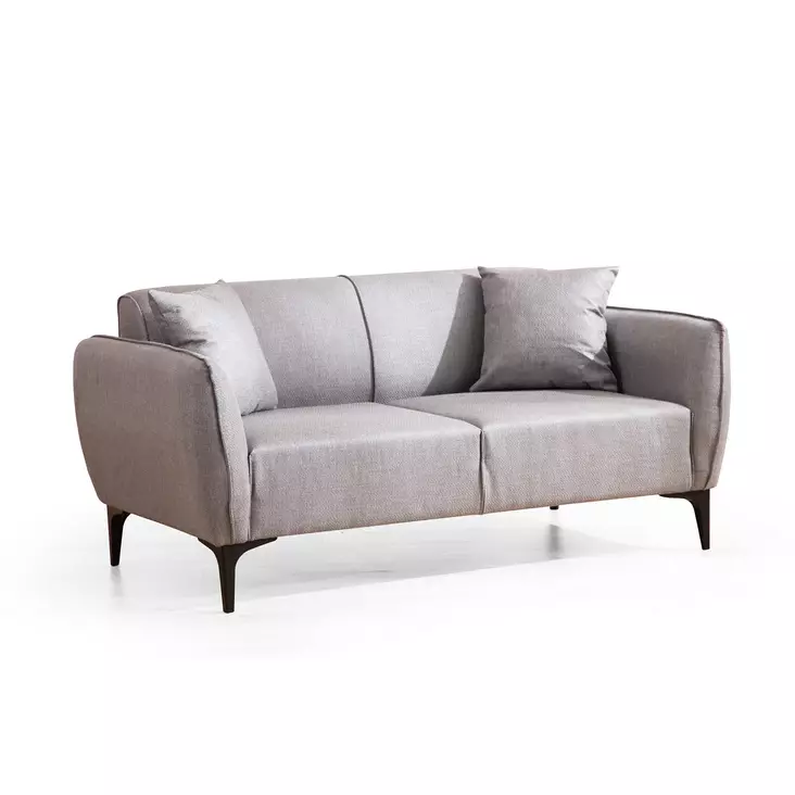 2-sits soffa Atelier del Sofa Belissimo Grå Polyester 160x95x67 cm - Soffor - 8683342950510 - 1