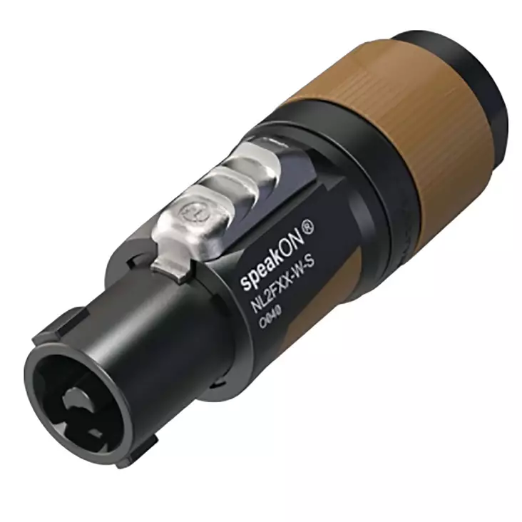 2-polig speakON-kabelkontakt, dragavlastning av chuck-typ för kabeldiametrar 6 till 12 mm - Nedis produkter - 7613187017650 - 15