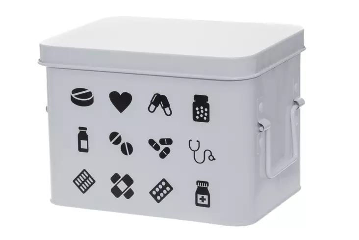 Låda för medicin och plåster - Plastlådor och förvaringslådor - 6410416175560 - 1