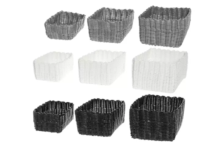 Muovikori 3 kpl 4Living 1 - Förvaringslådor och korgar - 6410412436160 - 1