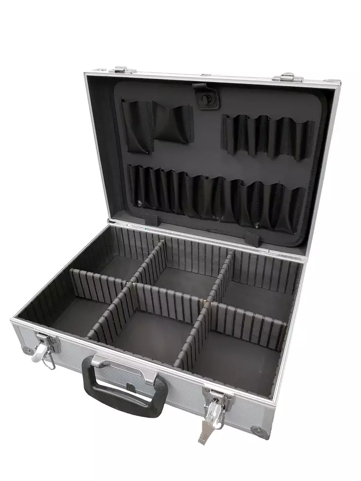 Aluminiumlåda 425 x 205 x 130 mm - Verktygslådor och -väskor - 6438168094250 - 1