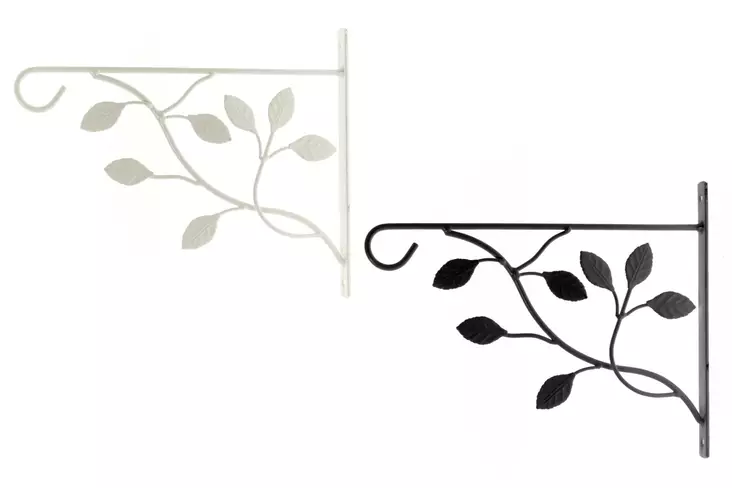 Amppeli- ja lyhtykoukku Lehdet - Krokar och konsoler - 6410412646620 - 1