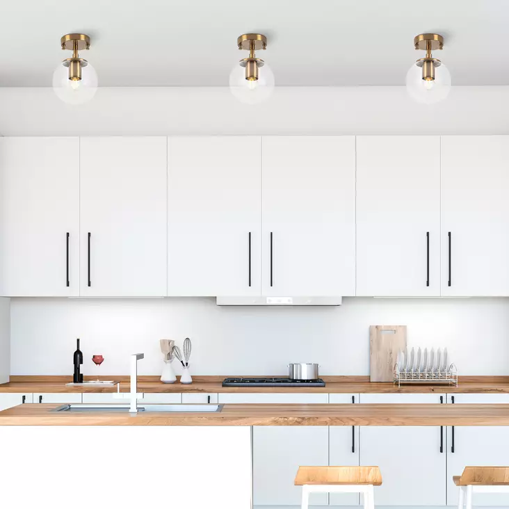 Taklampa Opviq Atmaca Vintage Metall 15 x 15 cm - Tak- och vägglampor - 8683342264150 - 1