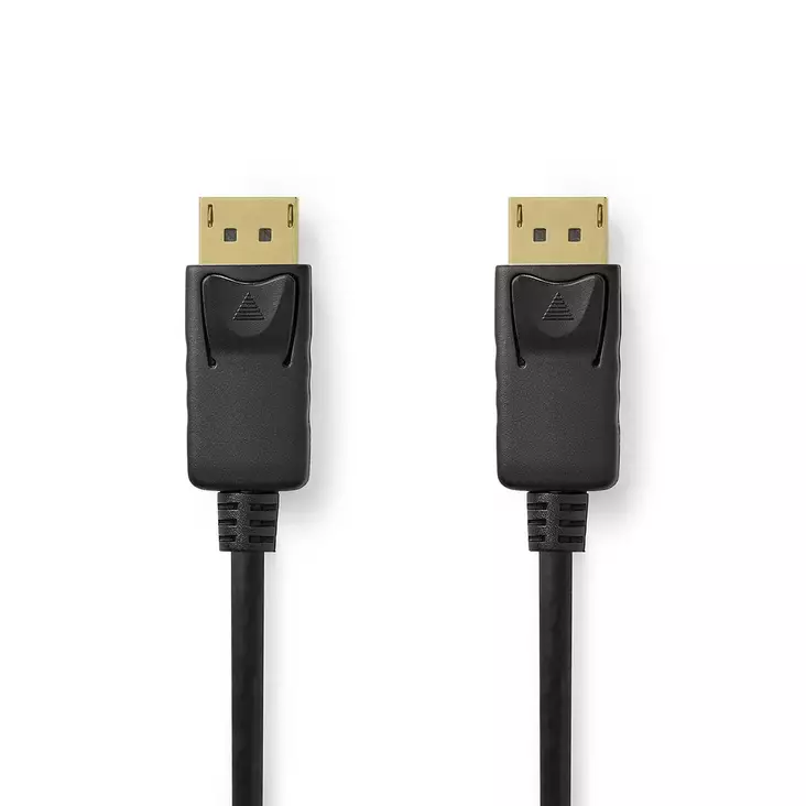Displayport-kabel | DisplayPort Hane | DisplayPort Hane | 8K@60Hz | Guldplaterad | 2.00 m | Rund | PVC | Svart | Label - Dator och nätverk - 5412810420780 - 1
